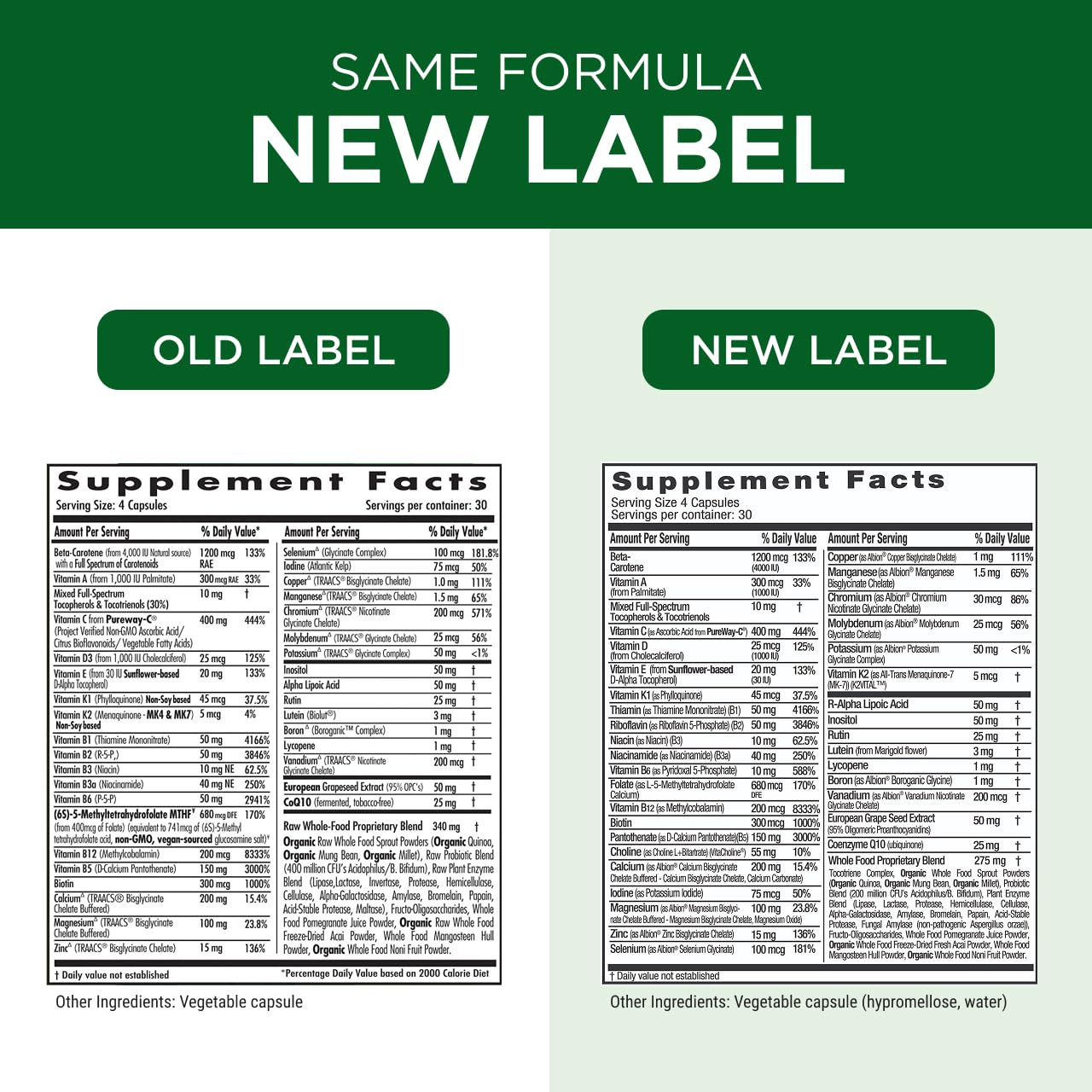 Emerald Labs Complete Clinical Multi, sin soja: opción de vitamina D3 de origen vegetal.