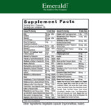 EMERALD LABS Complete Premium Multi, etiqueta clara para nutrición diaria equilibrada.