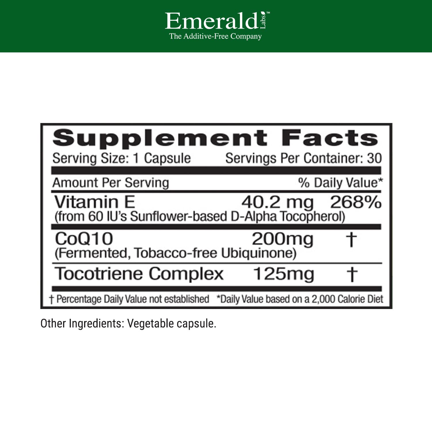 EMERALD LABS CoQ10 200 mg — cápsulas para energía diaria y vitalidad