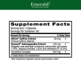 Emerald Labs Elevated Mood, cápsulas de fácil ingestión para uso diario.