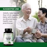 Cápsulas transparentes de EMERALD LABS Ginkgo Biloba Extract