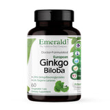 EMERALD LABS Ginkgo Biloba Extract cápsulas vegetales fáciles de tragar con beneficios antioxidantes