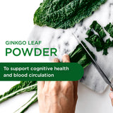 Dosis de 120 mg de EMERALD LABS Ginkgo Biloba Extract por porción
