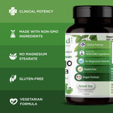 Etiqueta clara de EMERALD LABS Ginkgo Biloba Extract para fácil lectura