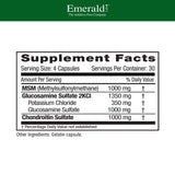 Emerald Labs Glucosamina Sulfato 1350 mg, por ración, para reforzar el soporte de cartílago.