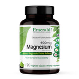 Emerald Labs Magnesio 400 mg en bote de cápsulas vegetales para uso diario