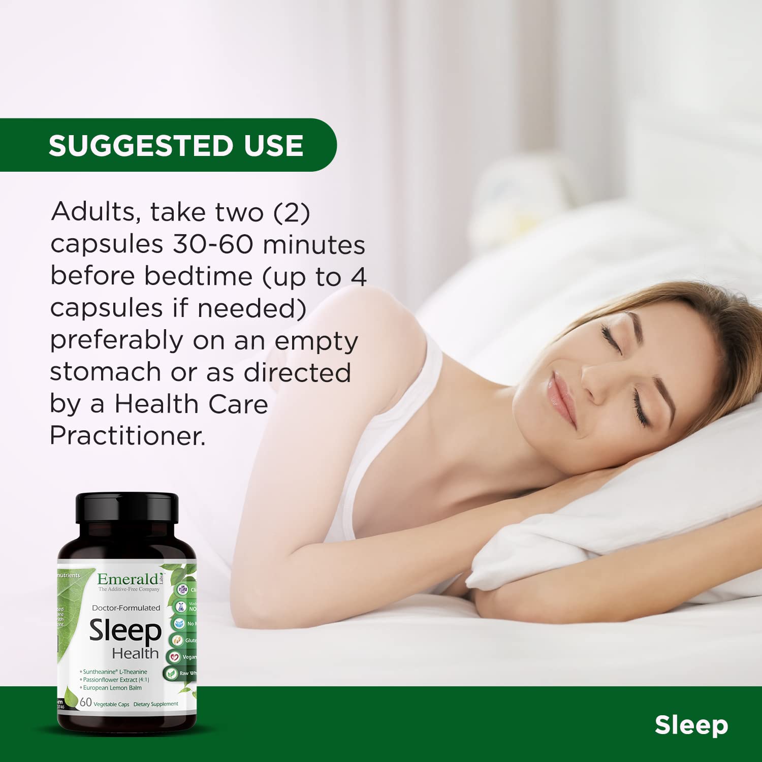 Melatonina en Sleep Health para apoyar el inicio del sueño