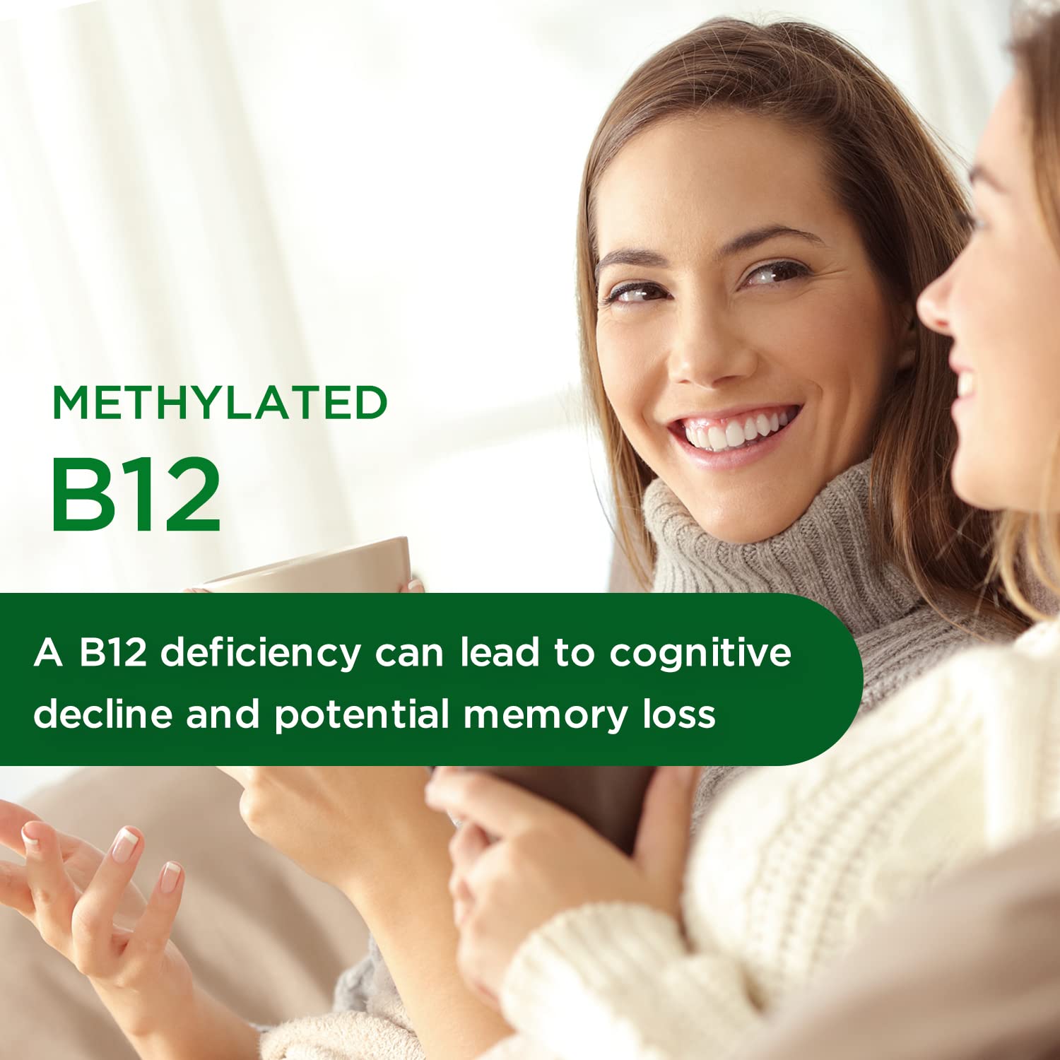 EMERALD LABS Memory Health: etiqueta del frasco destaca cúrcuma Meriva para apoyo cognitivo.