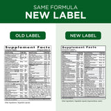 EMERALD LABS Men 45+ contiene CoQ10 para energía sostenida.
