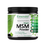 EMERALD LABS MSM Polvo en bote: apoyo a articulaciones y bienestar diario.
