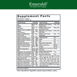 EMERALD LABS Mujer 1-Diaria Multi: etiqueta con beneficios de vitaminas y minerales