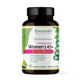 EMERALD LABS Mujer 45+ Bote dosis diaria para apoyo nutricional.