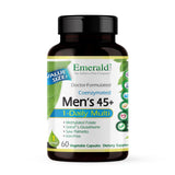 EMERALD LABS multivitamínico diario 45+ para hombres, botella frontal, apoyo energético
