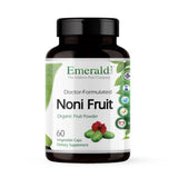 Emerald Labs Noni Fruta, bote de cápsulas para apoyo digestivo diario.