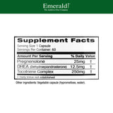 Emerald Labs cápsulas vegetales para uso diario con posible apoyo cerebral.