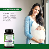 Emerald Labs Prenatal envase práctico para el cajón diario.
