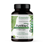 Emerald Labs PureWay-C botella-vertido, absorción rápida para apoyo inmunitario.