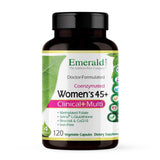 Emerald Labs Mujer 45+ multivitamínico en botella para apoyo diario.