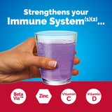 Emergen-C Immune+ con saúco y frutas, ingredientes naturales.