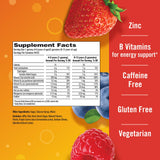 Emergen-C Kidz, etiqueta clara con ingredientes para revisión rápida.