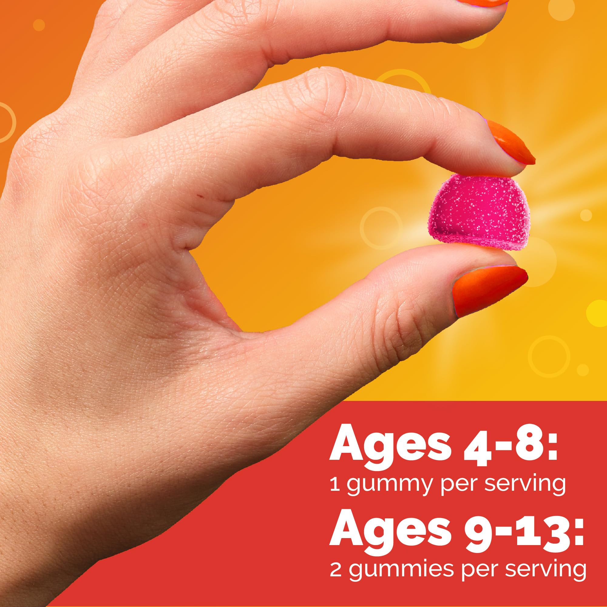 Emergen-C Kidz, gomitas con vitaminas B para energía natural en niños.