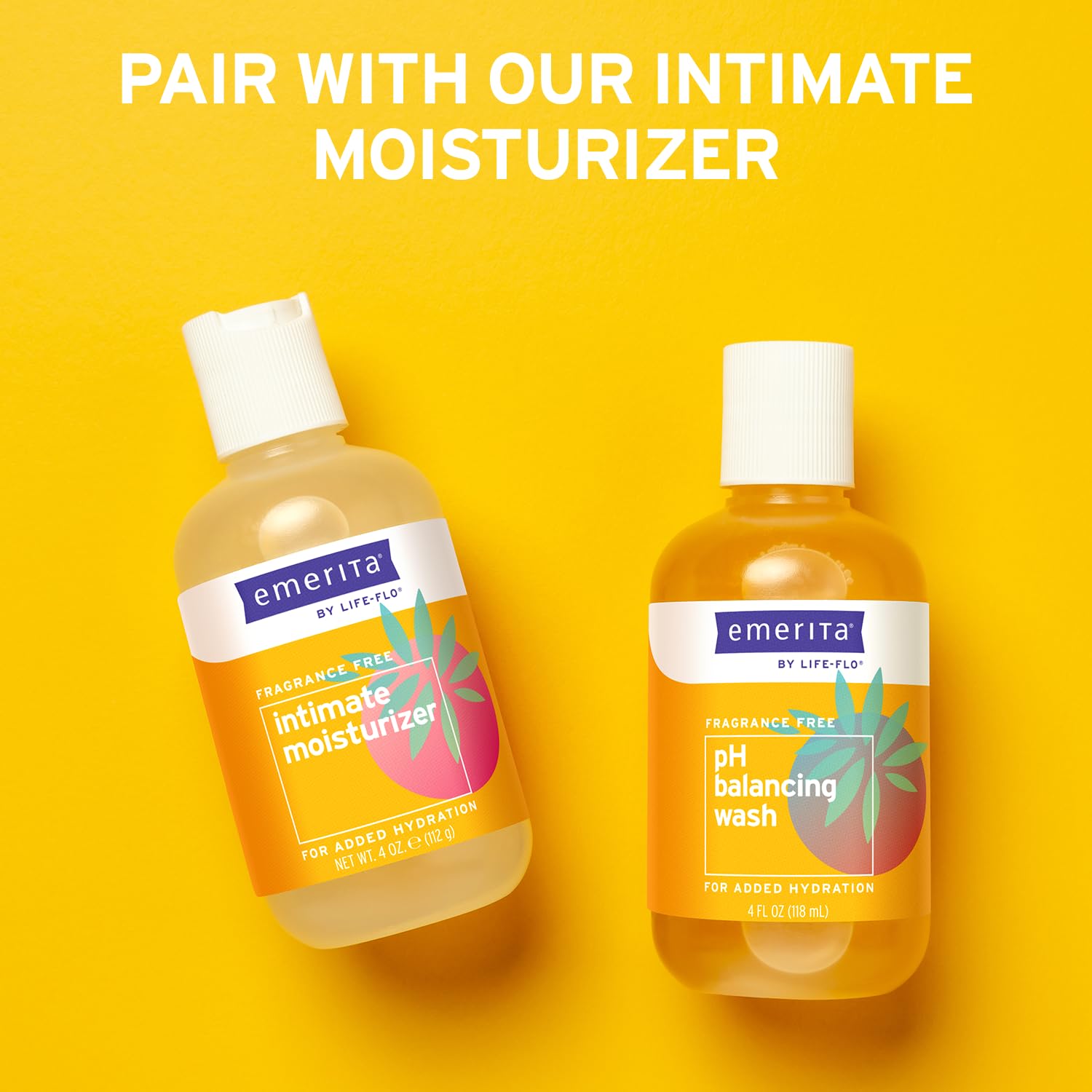 Emerita Life-Flo aroma neutro, higiene fresca sin fragancias.