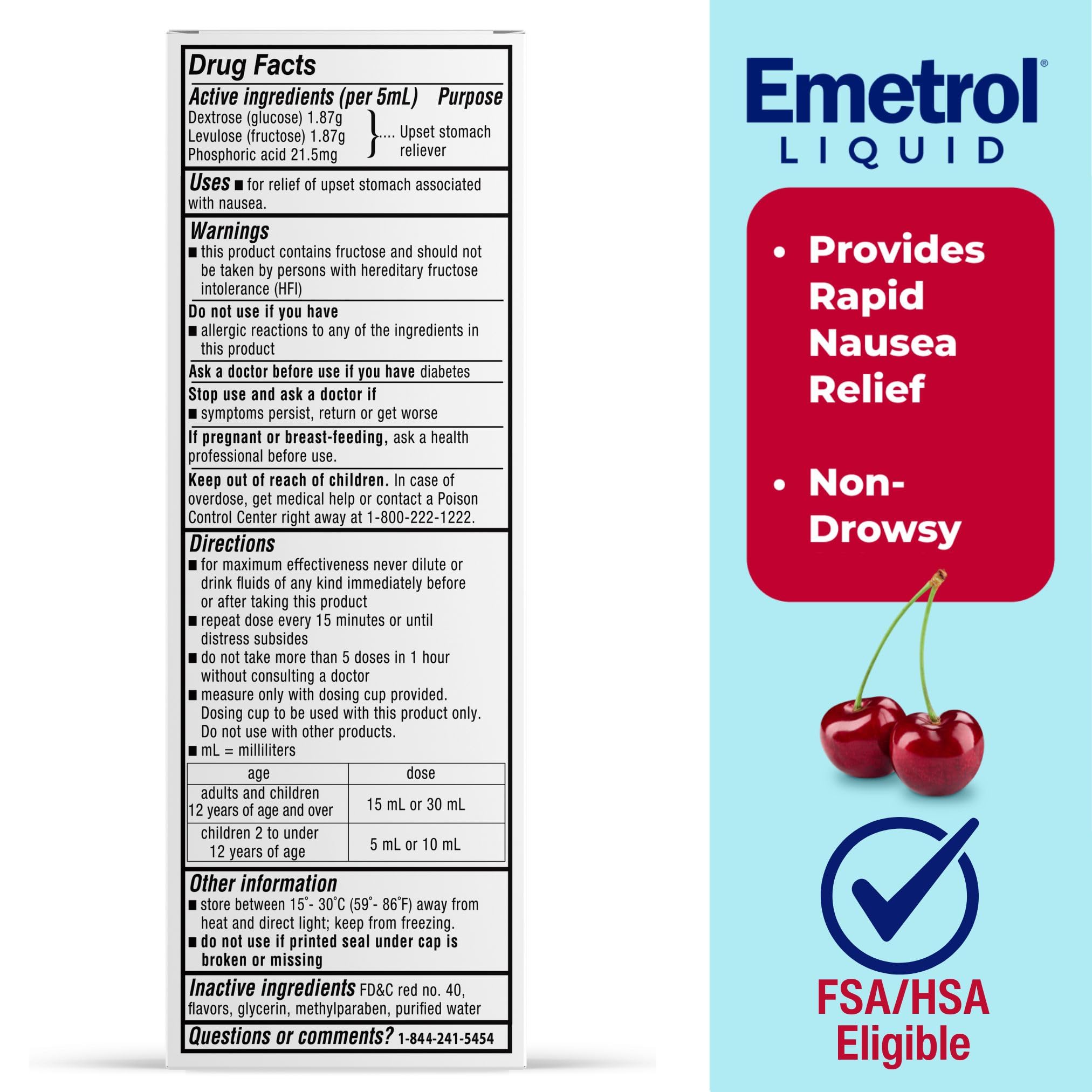 Emetrol sabor cereza: experiencia agradable para tomar y calmar molestias estomacales