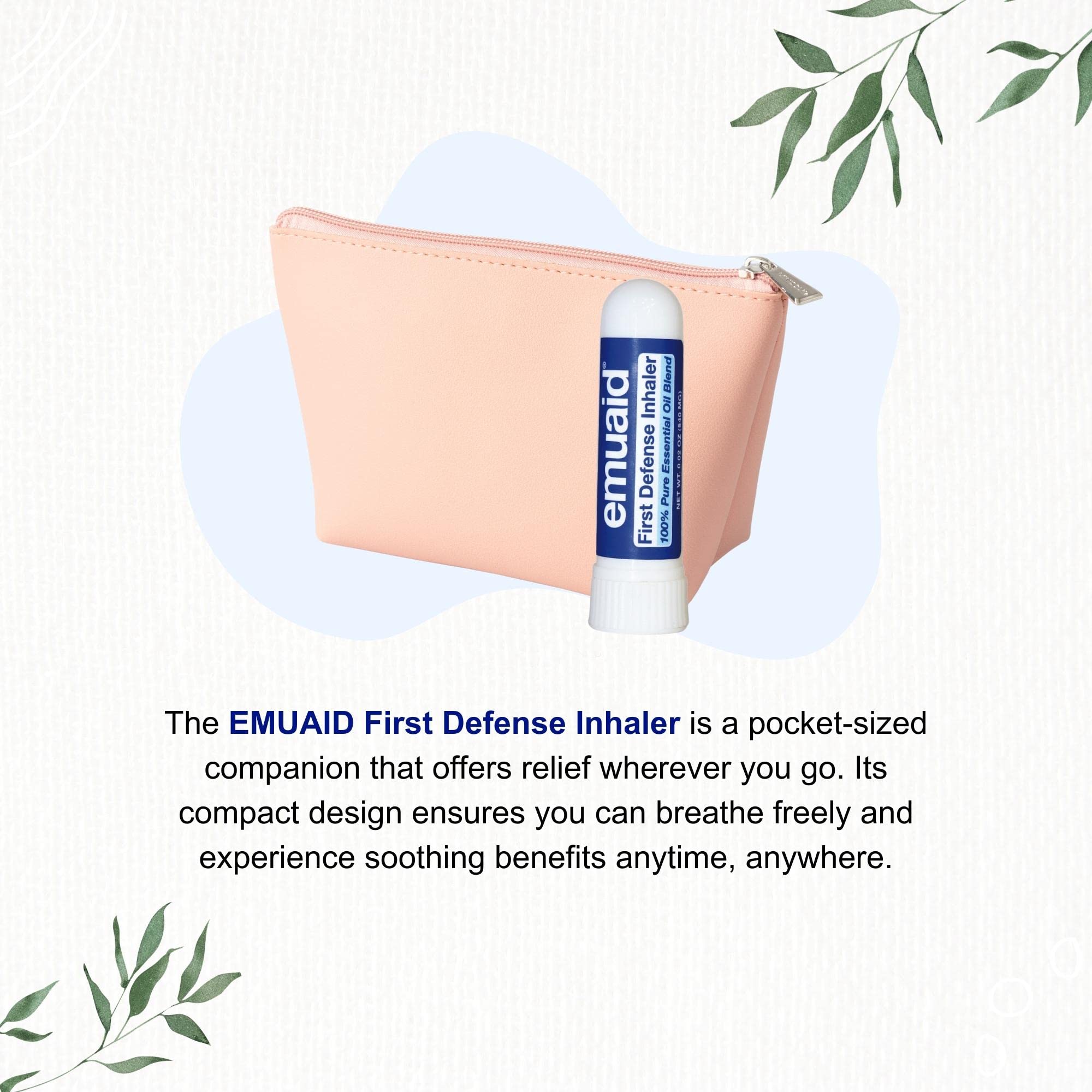 emuaid primer defensa inhalador nasal aroma revitalizante aporta sensación refrescante.