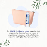 emuaid primer defensa inhalador nasal aroma revitalizante aporta sensación refrescante.