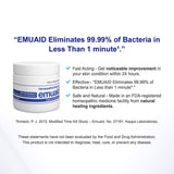 Emuaid unguento textura cremosa se absorbe sin dejar grasa