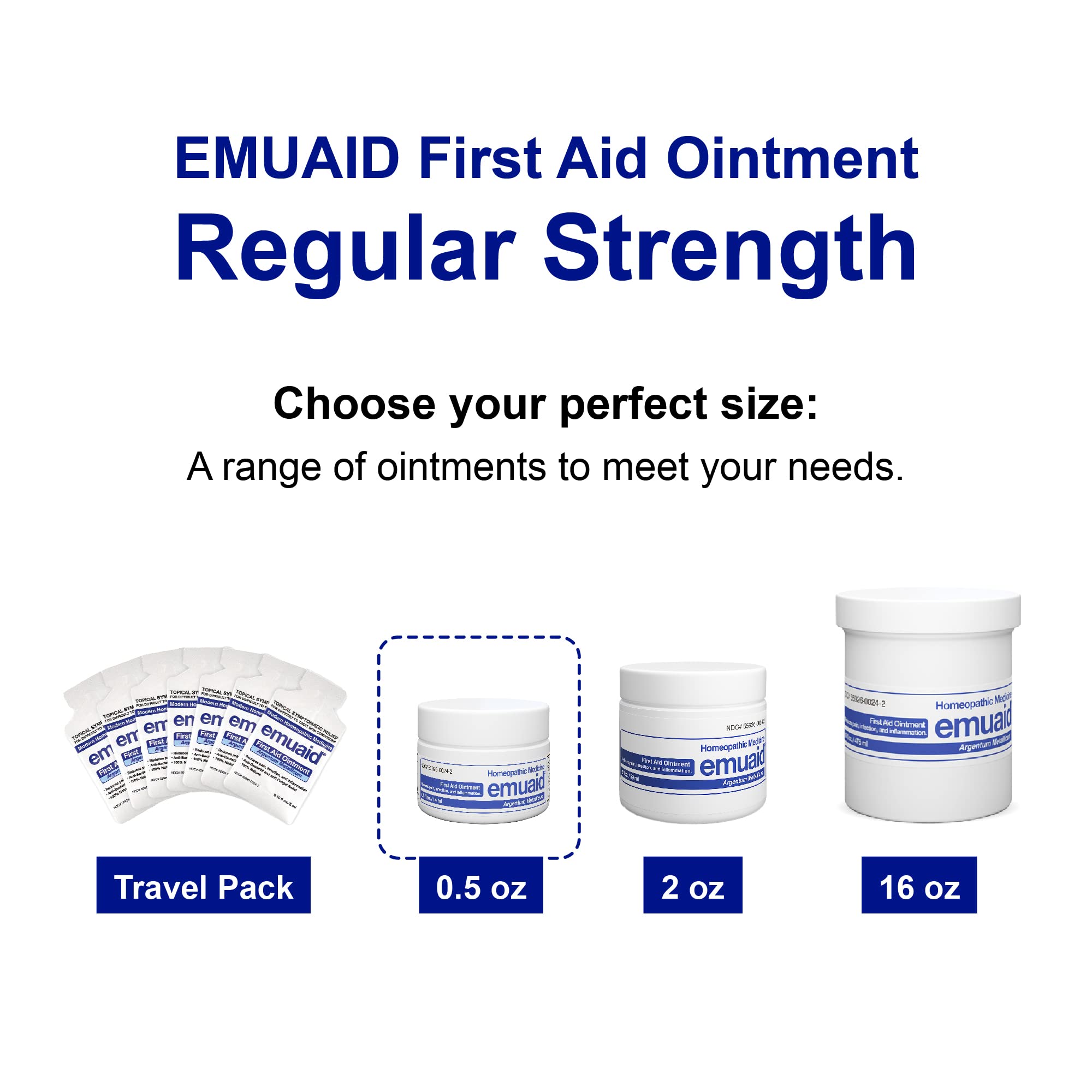 Emuaid unguento uso viaje portable, formato compacto