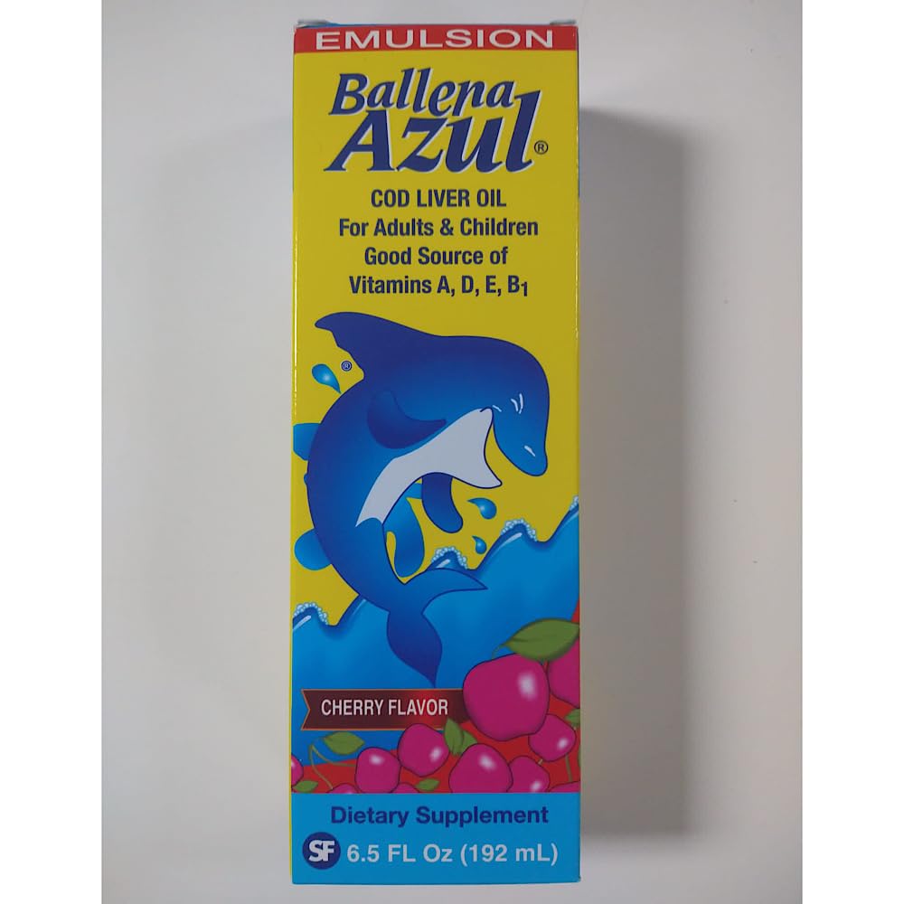 EMULSION BALLENA AZUL, uso sencillo durante las comidas diarias