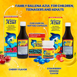 EMULSION BALLENA AZUL, variedad de sabores para niños y adultos