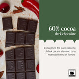 Etiqueta sin gluten de Endangered Species Chocolate, apta para intolerancias.