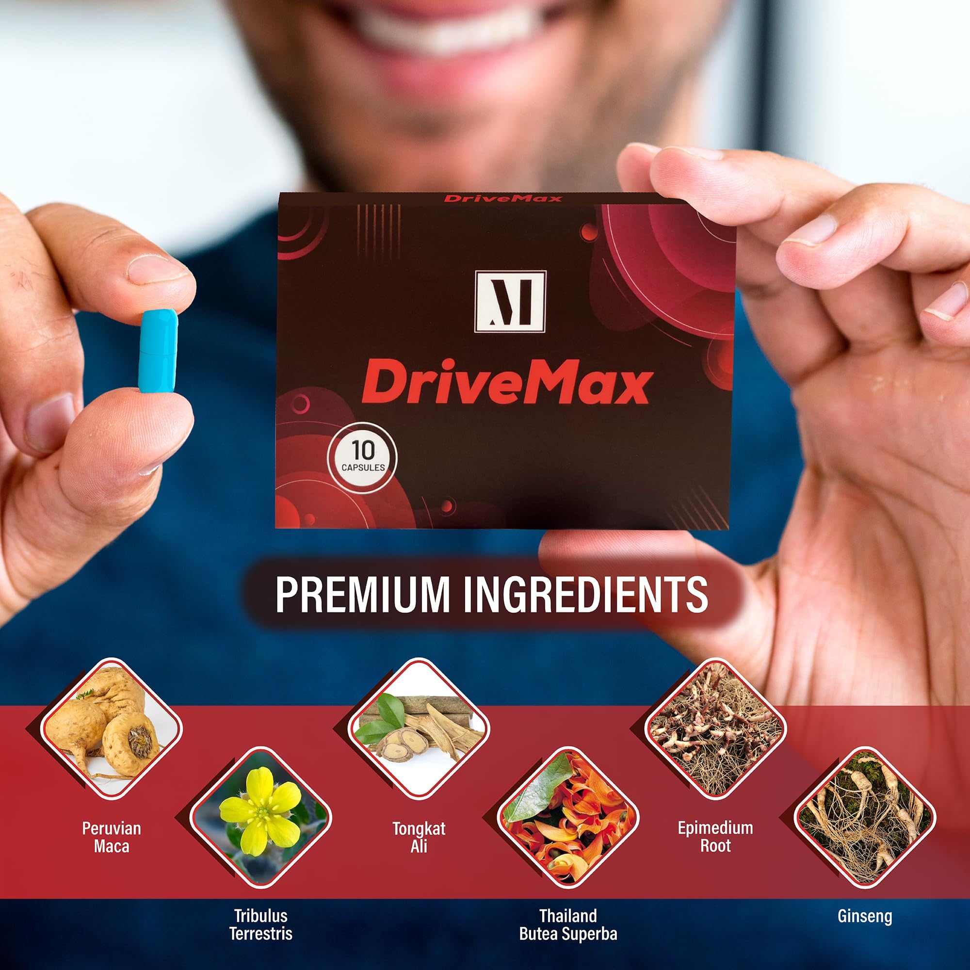 Endii DriveMax acción deportiva diaria, ayuda para mantener movimiento constante sin estimulantes.