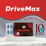 Endii DriveMax caja de diez cápsulas, conveniente para gimnasio o viaje.