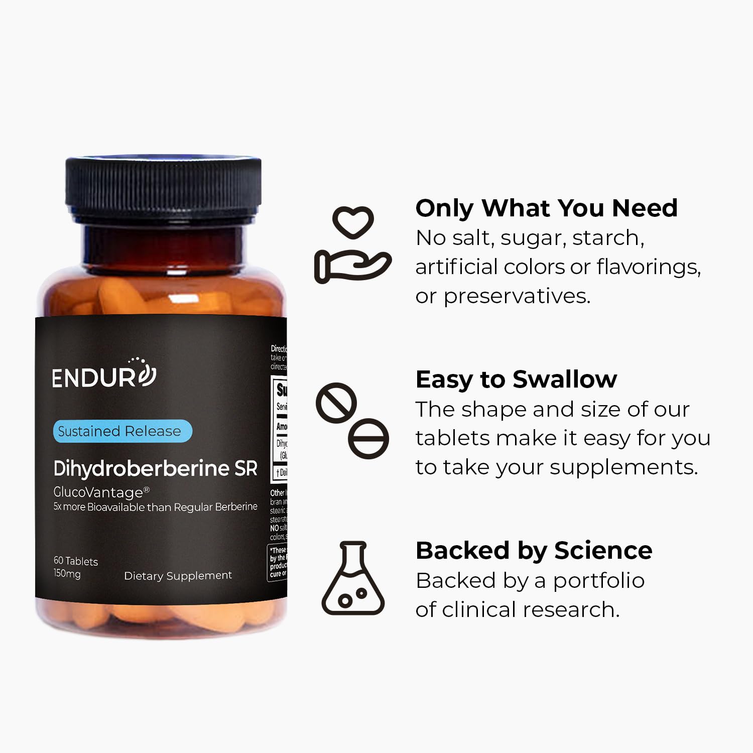Endur Dihidroberberina apta para dietas diversas y sin alergenos.