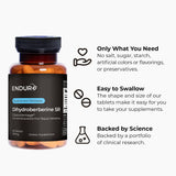 Endur Dihidroberberina apta para dietas diversas y sin alergenos.