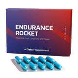 Endurance Rocket cápsulas fáciles de tragar para rutina de ejercicio sin complicaciones.