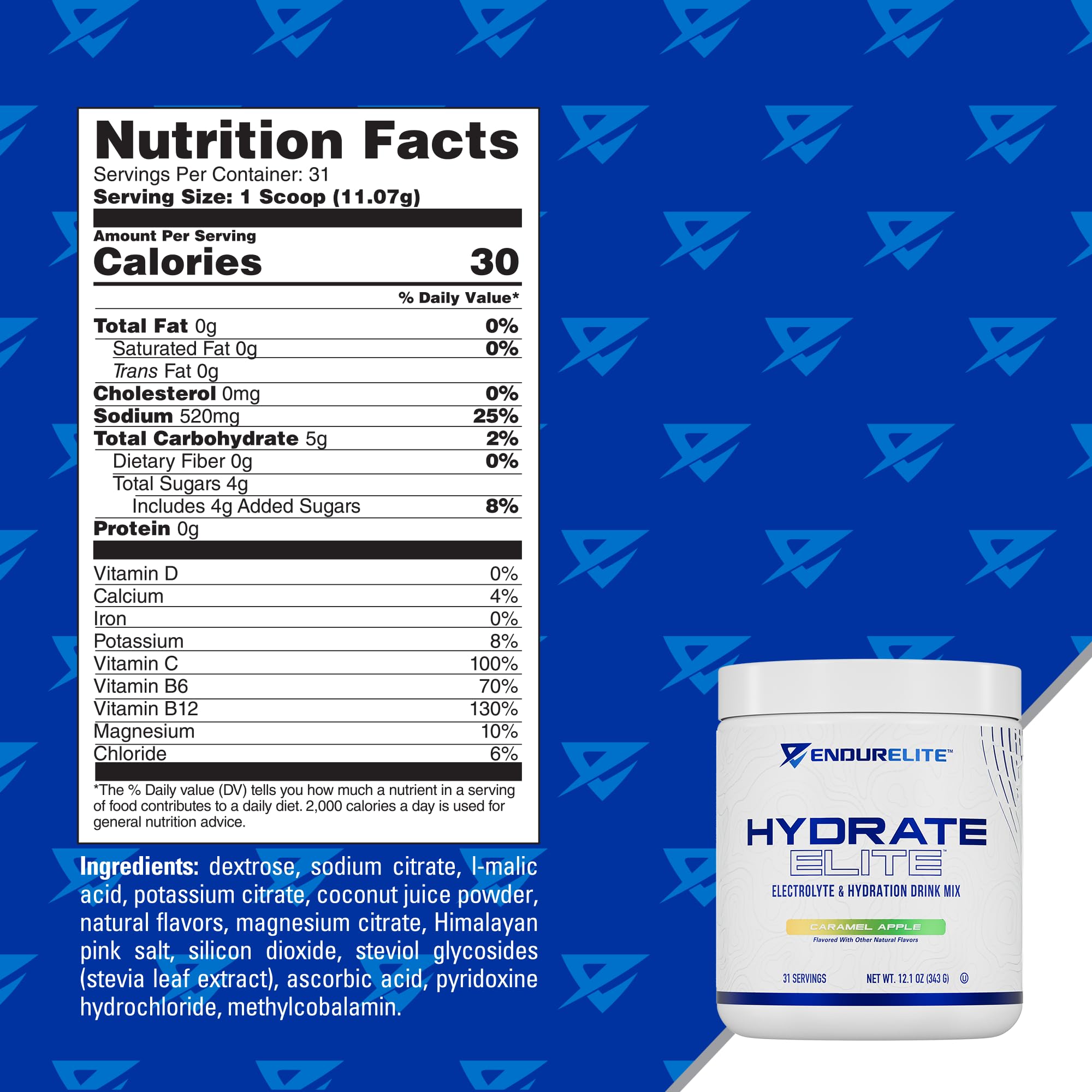 EndurElite Hydrate Elite, bebida lista para tomar durante entrenamientos intensos.