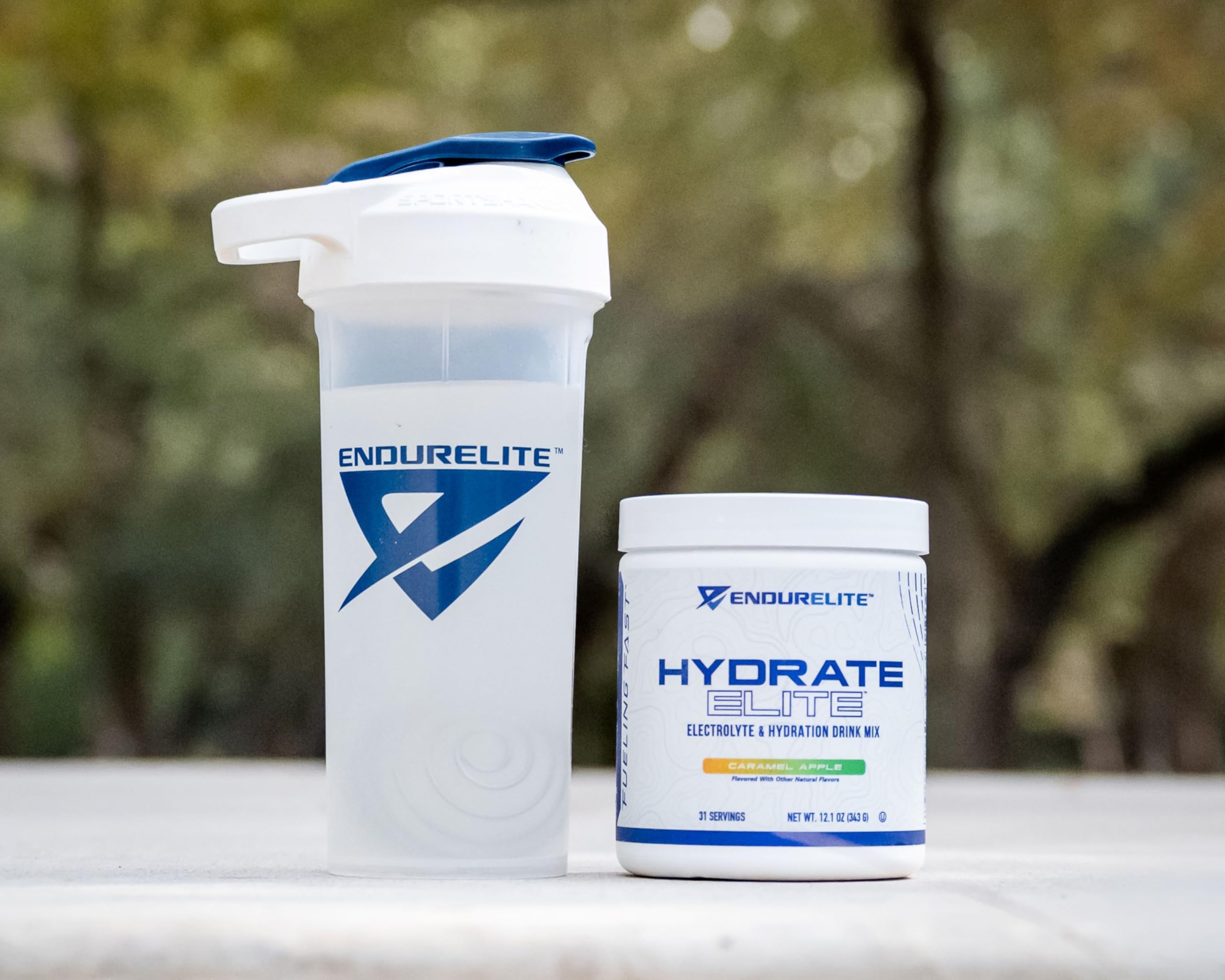 EndurElite Hydrate Elite, dispensador medidor para dosificar electrolitos durante sesiones.