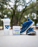 EndurElite Hydrate Elite, polvo de electrolitos para mezclar en agua fría.