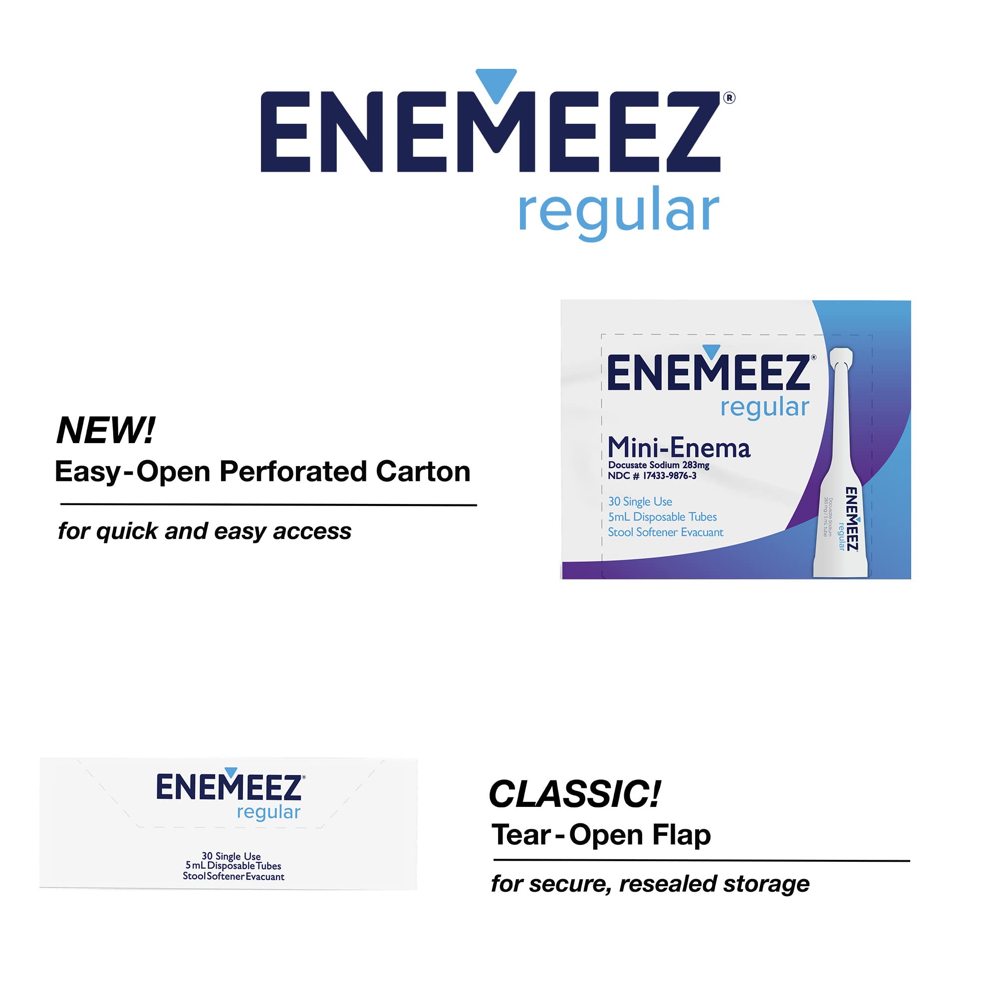 Enemeez Plus Enema Mini: 30 unidades listas para tu rutina.