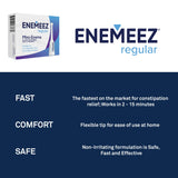 Enemeez Plus Enema Mini: docusato sodio para apoyar evacuaciones suaves.