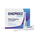 Enemeez Plus Enema Mini: empaque visible para almacenamiento cómodo y discreto.