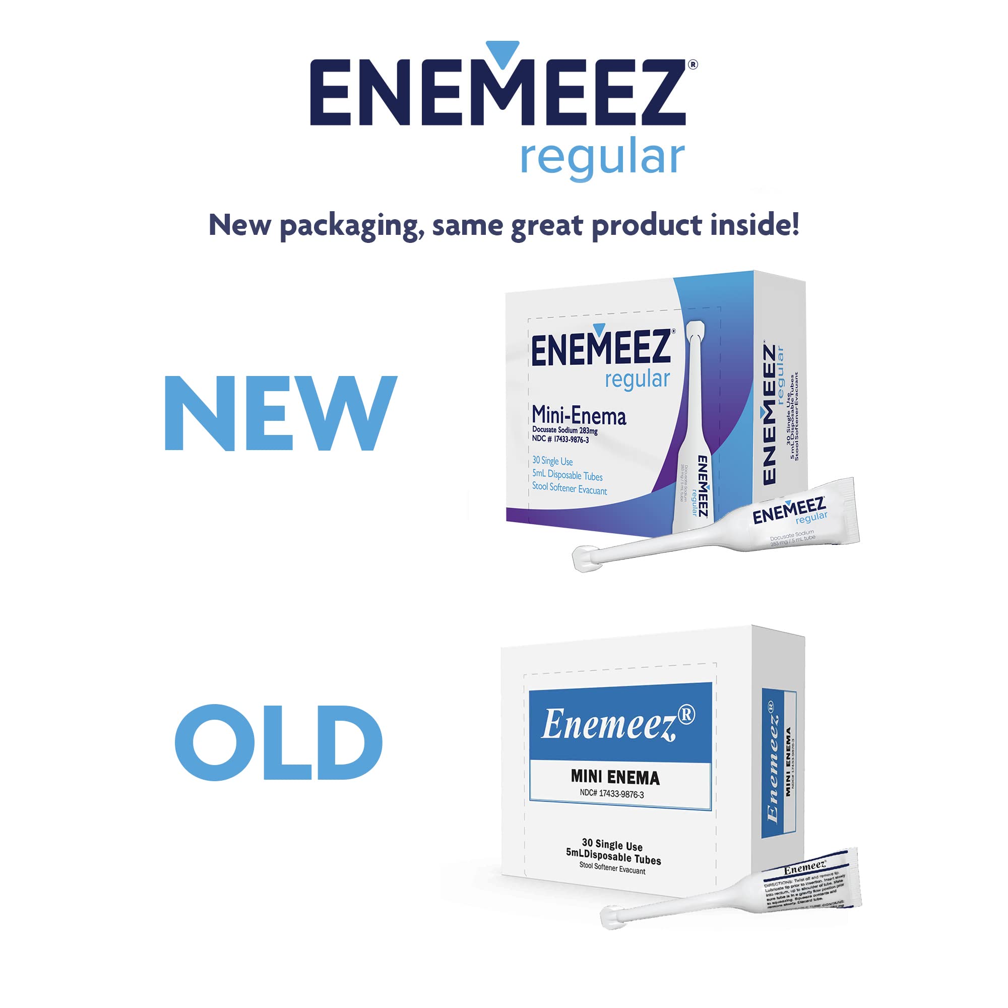Enemeez Plus Enema Mini: punta flexible para una aplicación suave en casa.