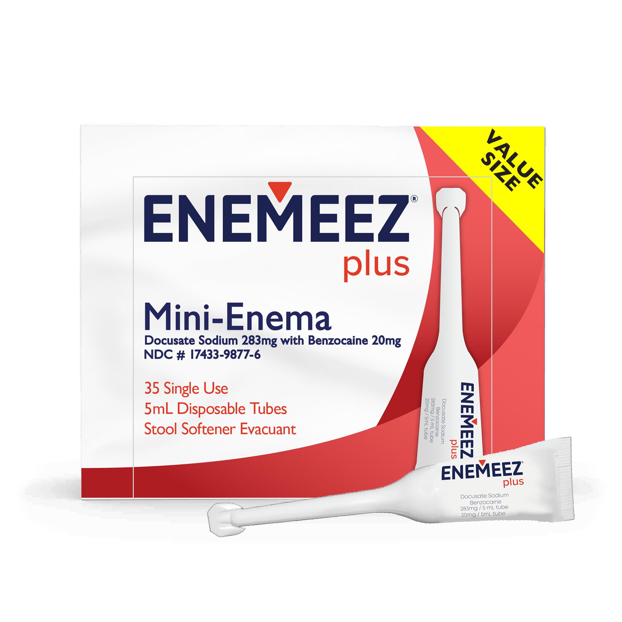 Enemeez Plus minienemas 35-unidades, paquete práctico para el hogar