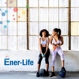 Ener-C con B12 para energía natural, envase y mezcla lista