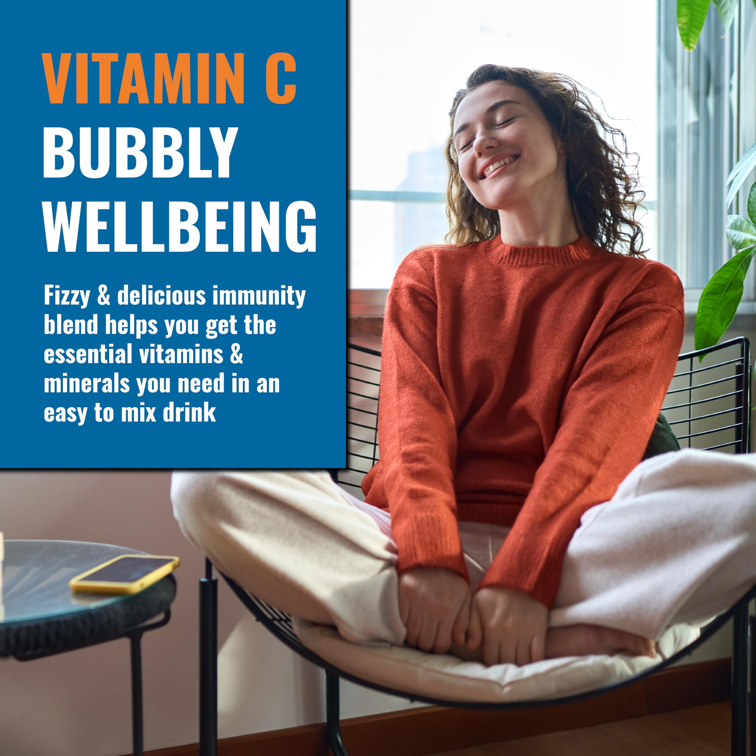 Ener-C inmunidad con vitamina C 1000 mg para defensa diaria.