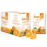 Ener-C mezcla multivitamínica sin azúcar en polvo para agua, ideal para hidratación diaria.